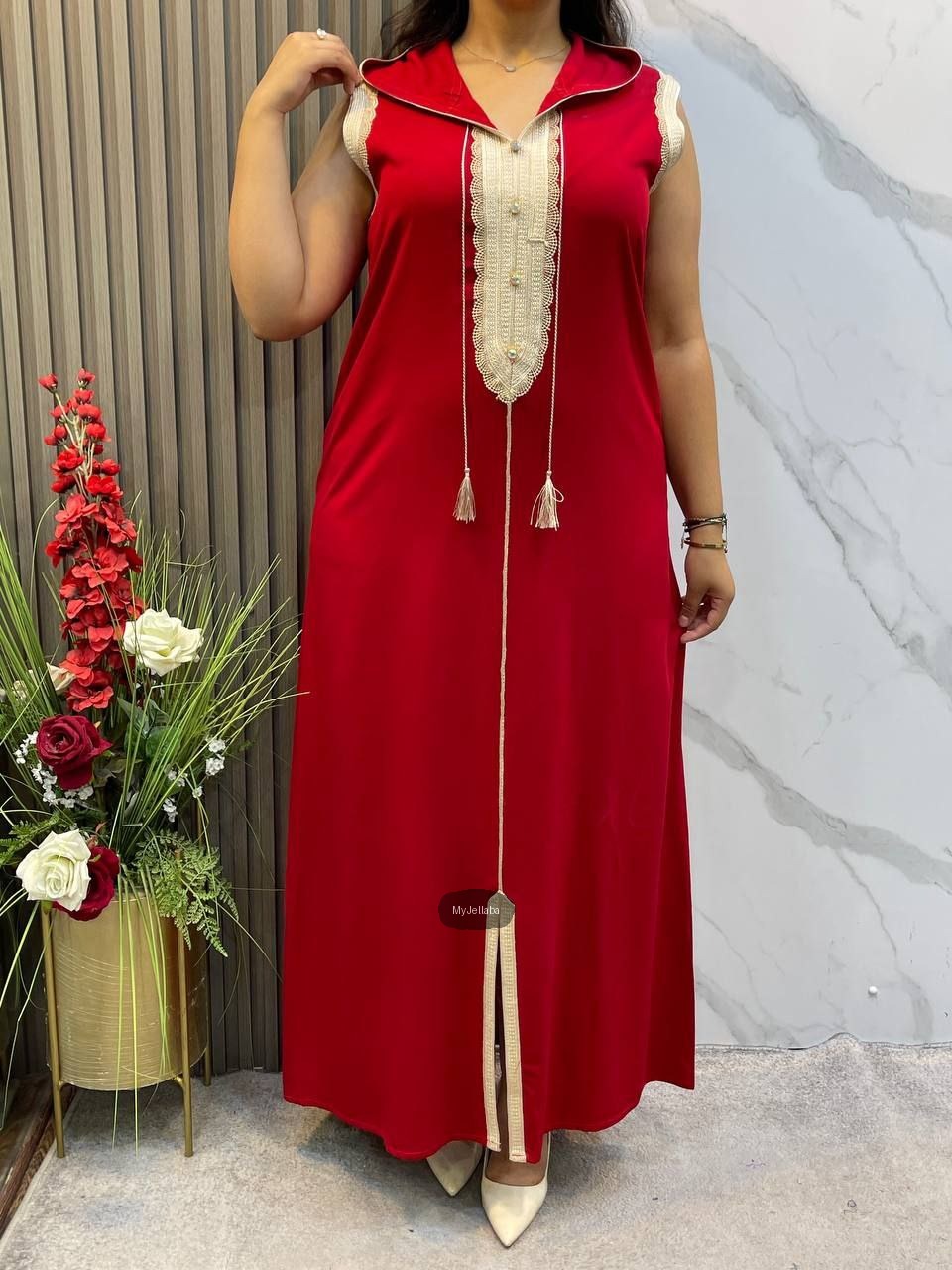 Jellaba Moderne Sans Manches - 4