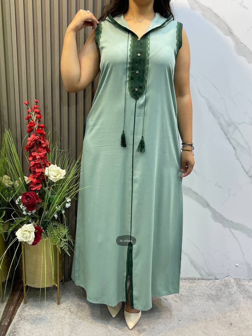 Jellaba Moderne Sans Manches - 6