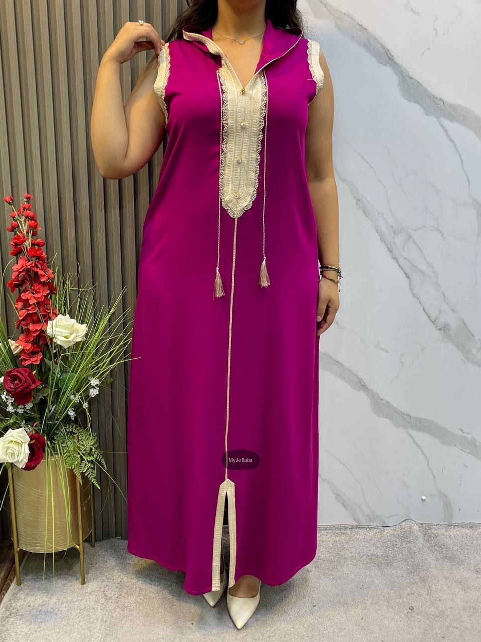 Jellaba Moderne Sans Manches - 7