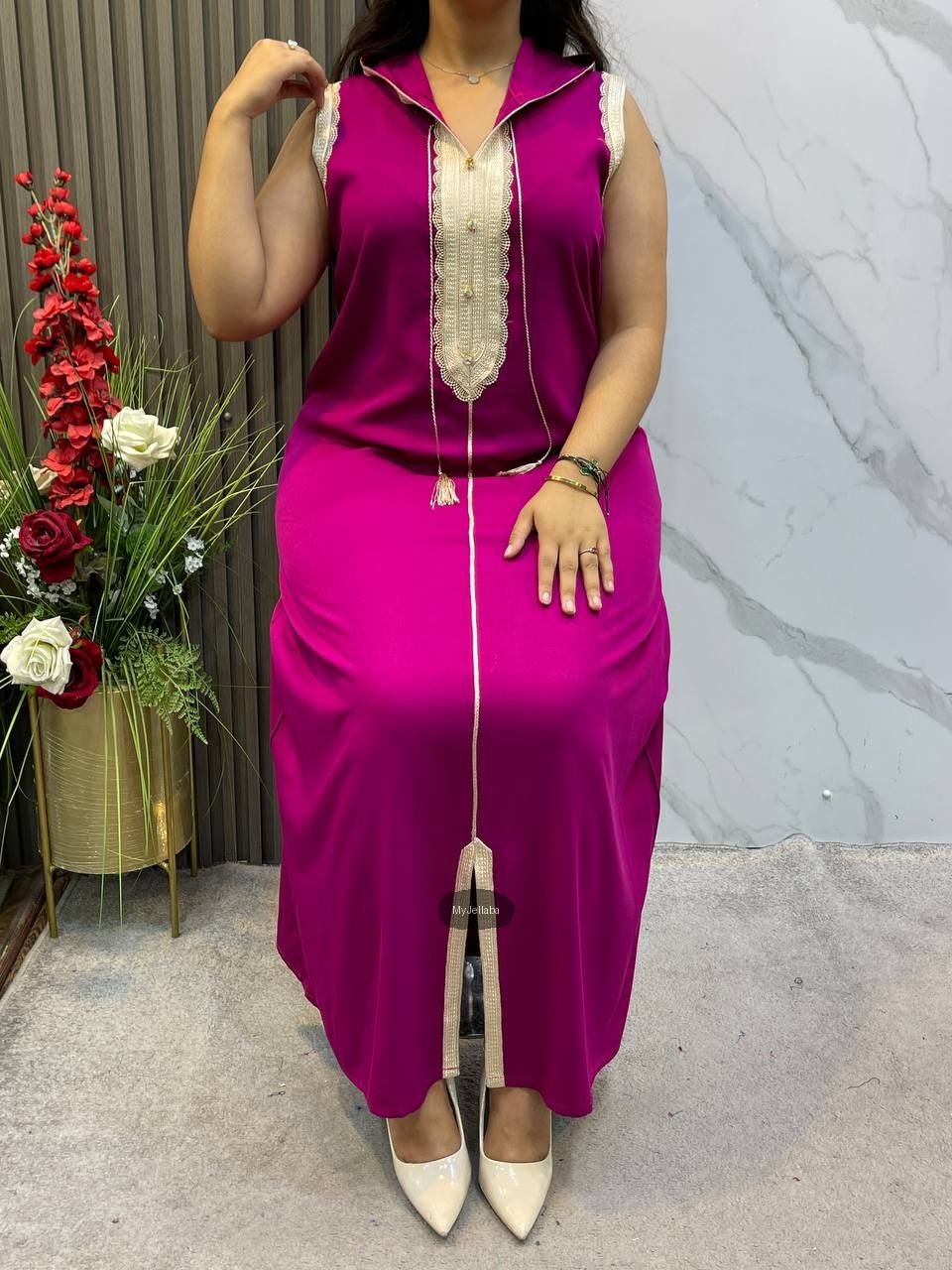 Jellaba Moderne Sans Manches - 3