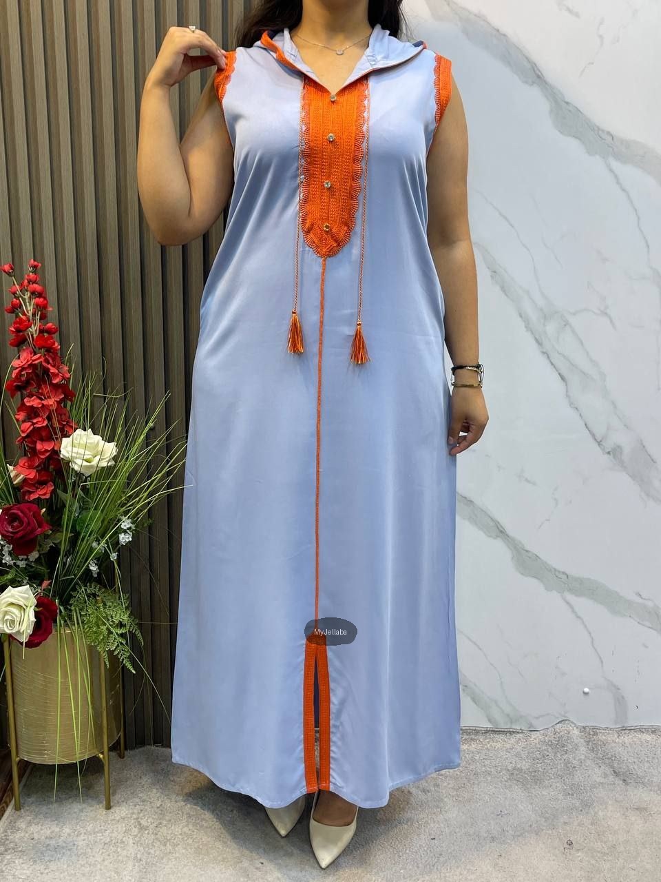 Jellaba Moderne sans Manches - 7