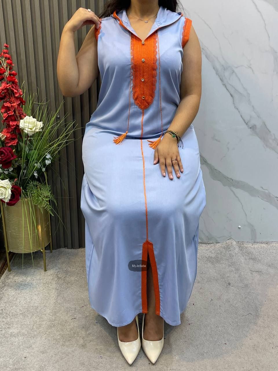 Jellaba Moderne sans Manches - 3