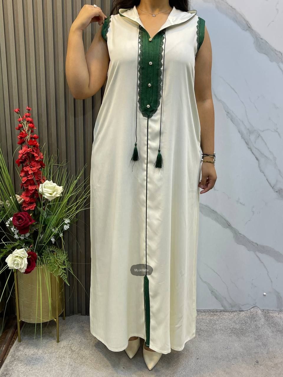 Jellaba Moderne sans Manches - 6