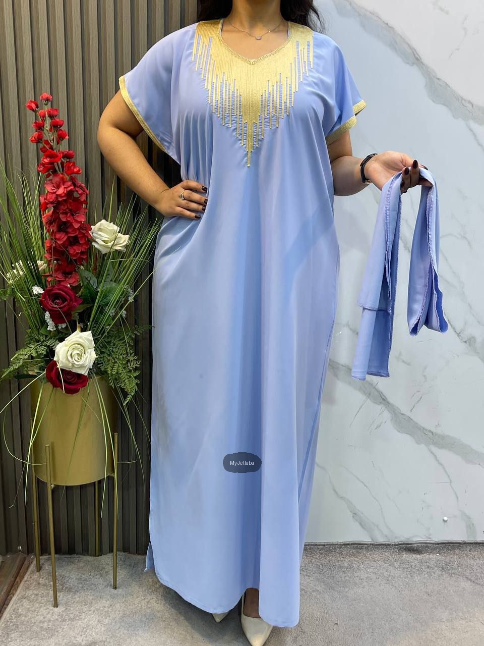 Jellaba Moderne Brodée