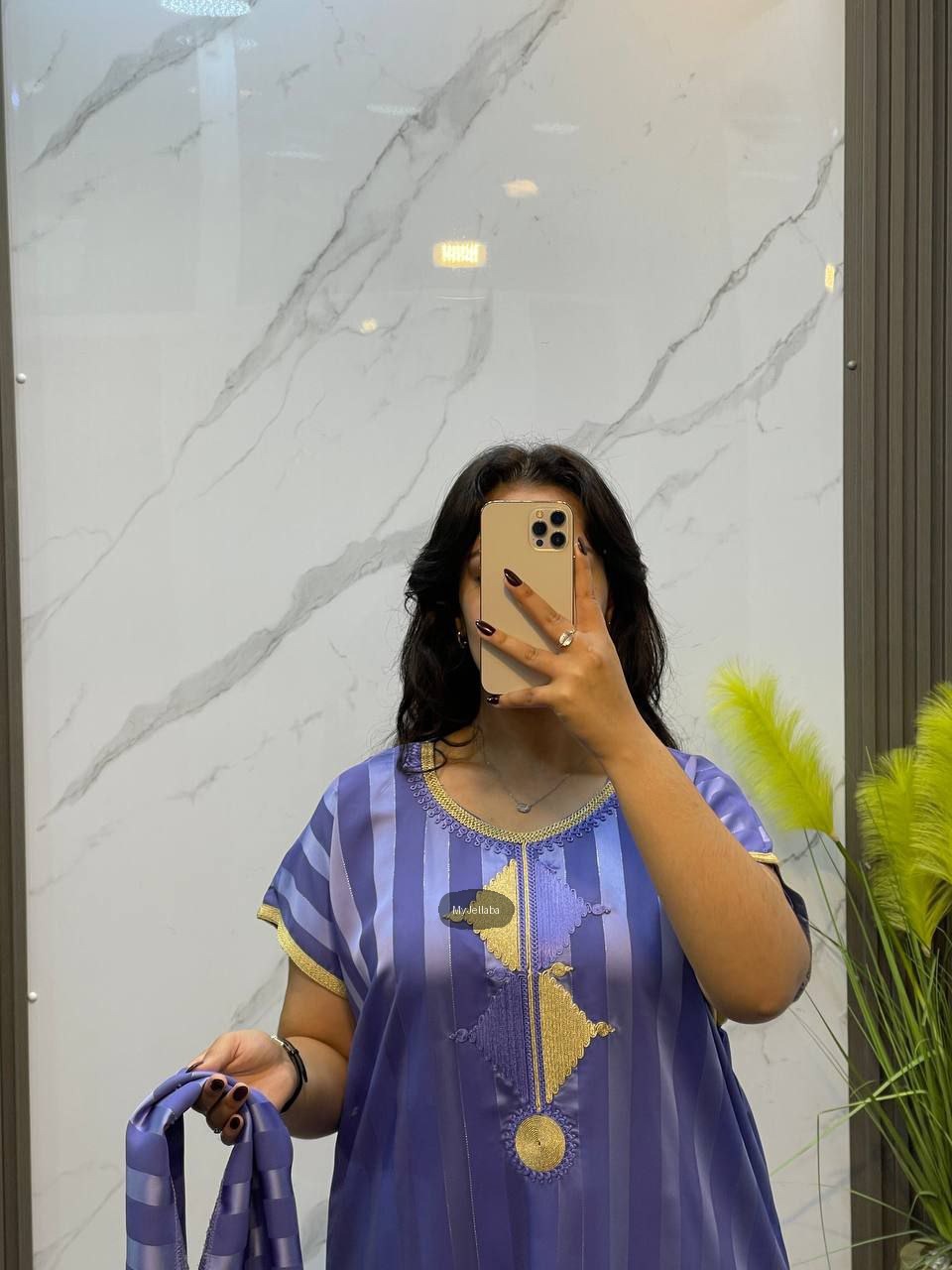 Jellaba Rayée Moderne - 3