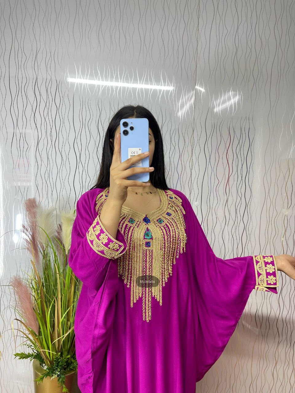 Jellaba Marocaine Brodée Pour Femme - 3