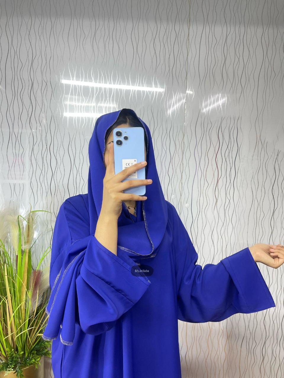 Jellaba Femme Royale Bleu Majorelle - 3