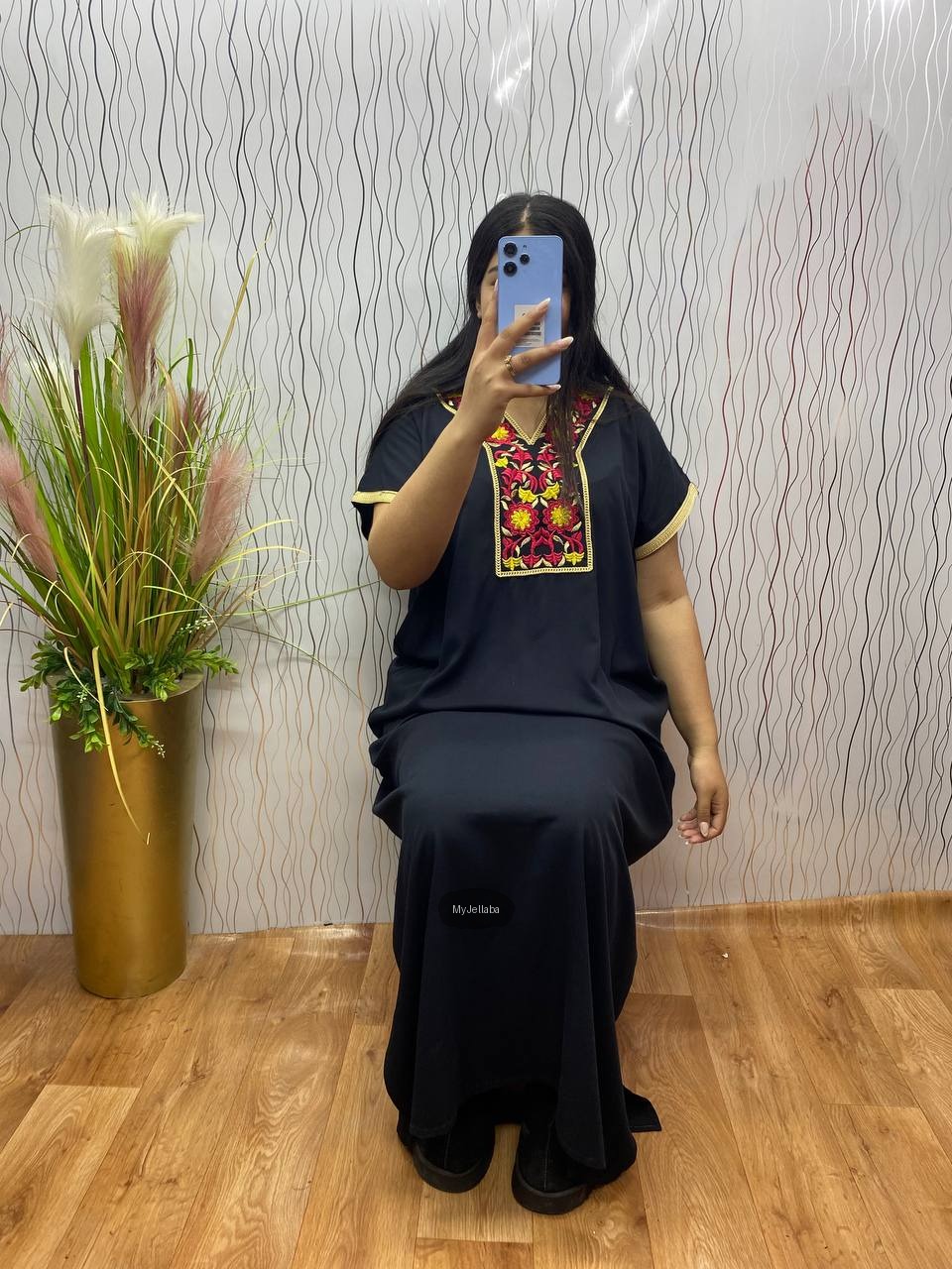 Boubou Élégant Brodée - 5