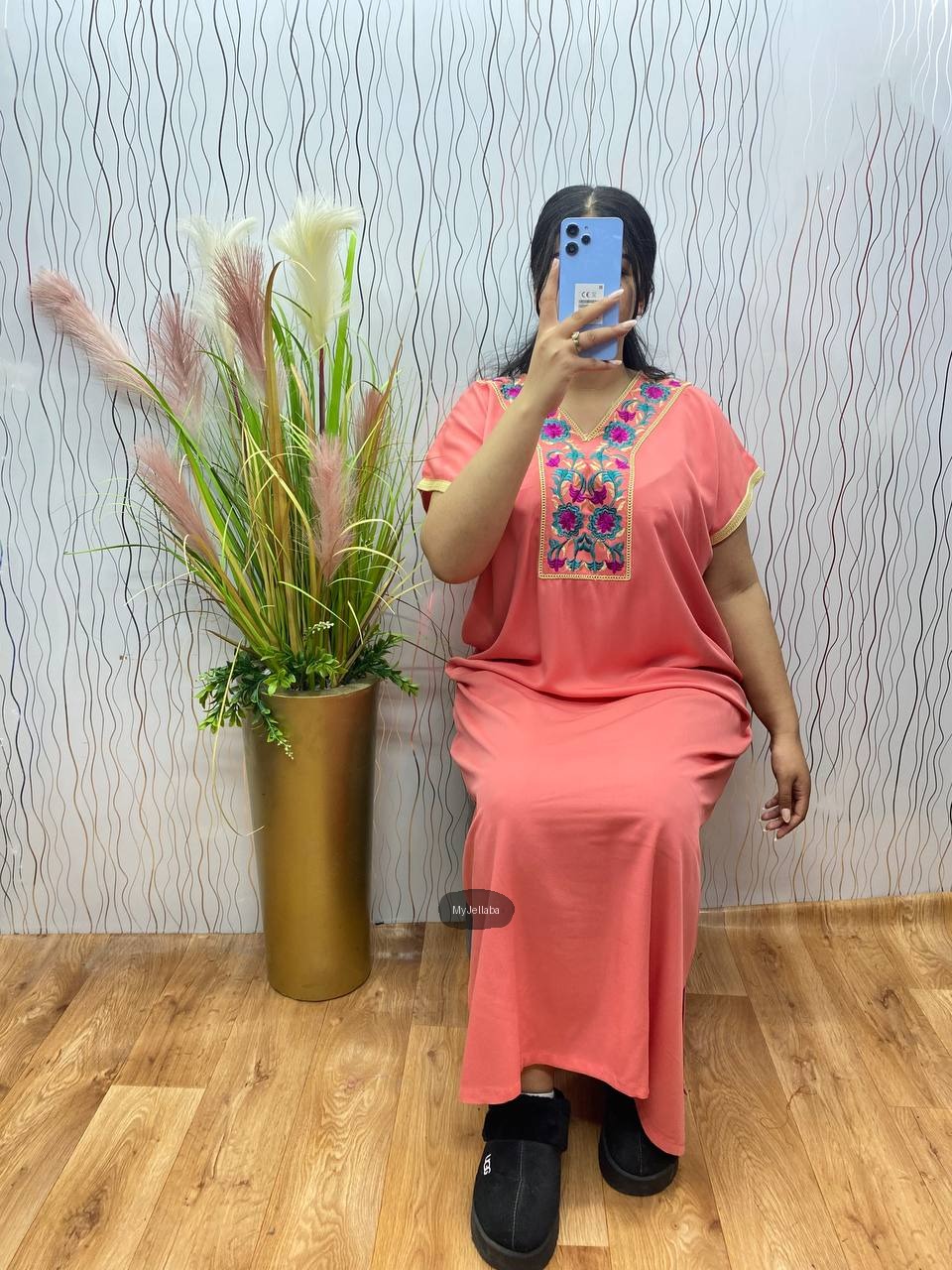 Jellaba Traditionnelle Brodée Femme - 5