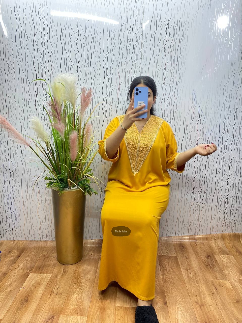 Jellaba Moderne Broderie Dorée