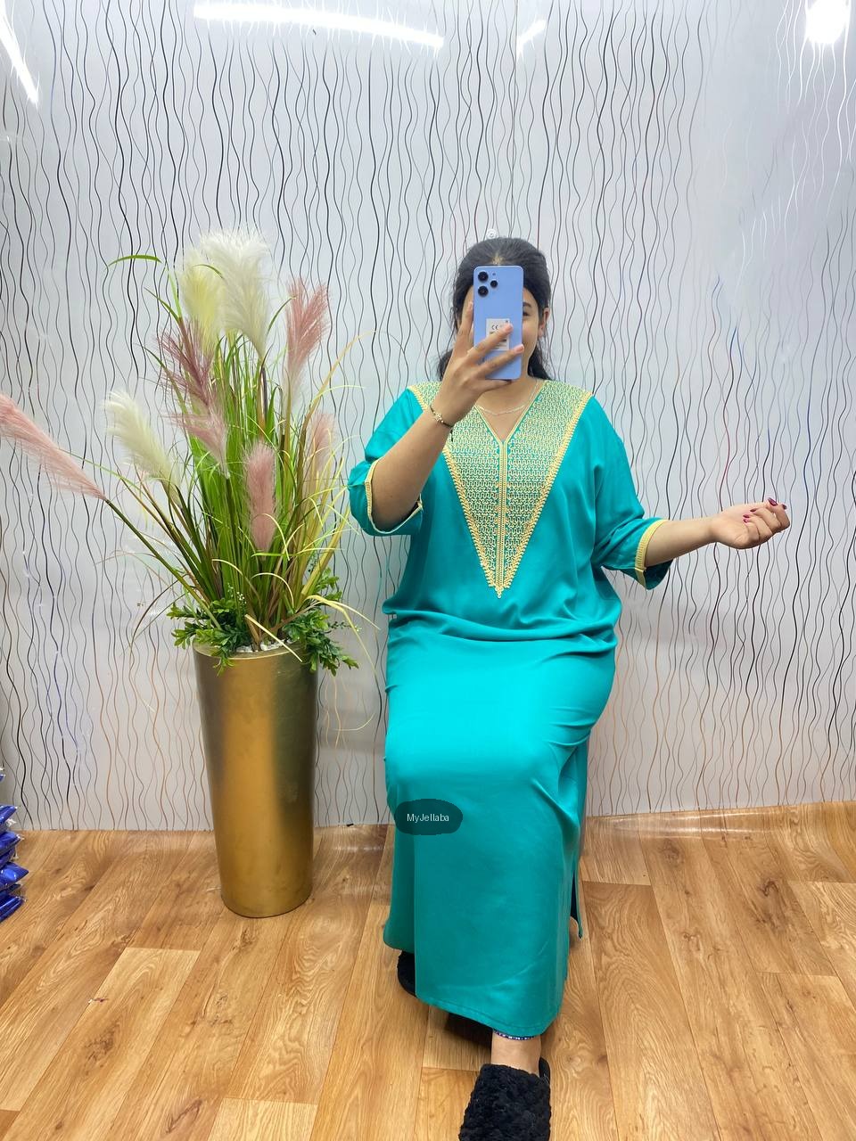 Jellaba Moderne Broderie Dorée - 4