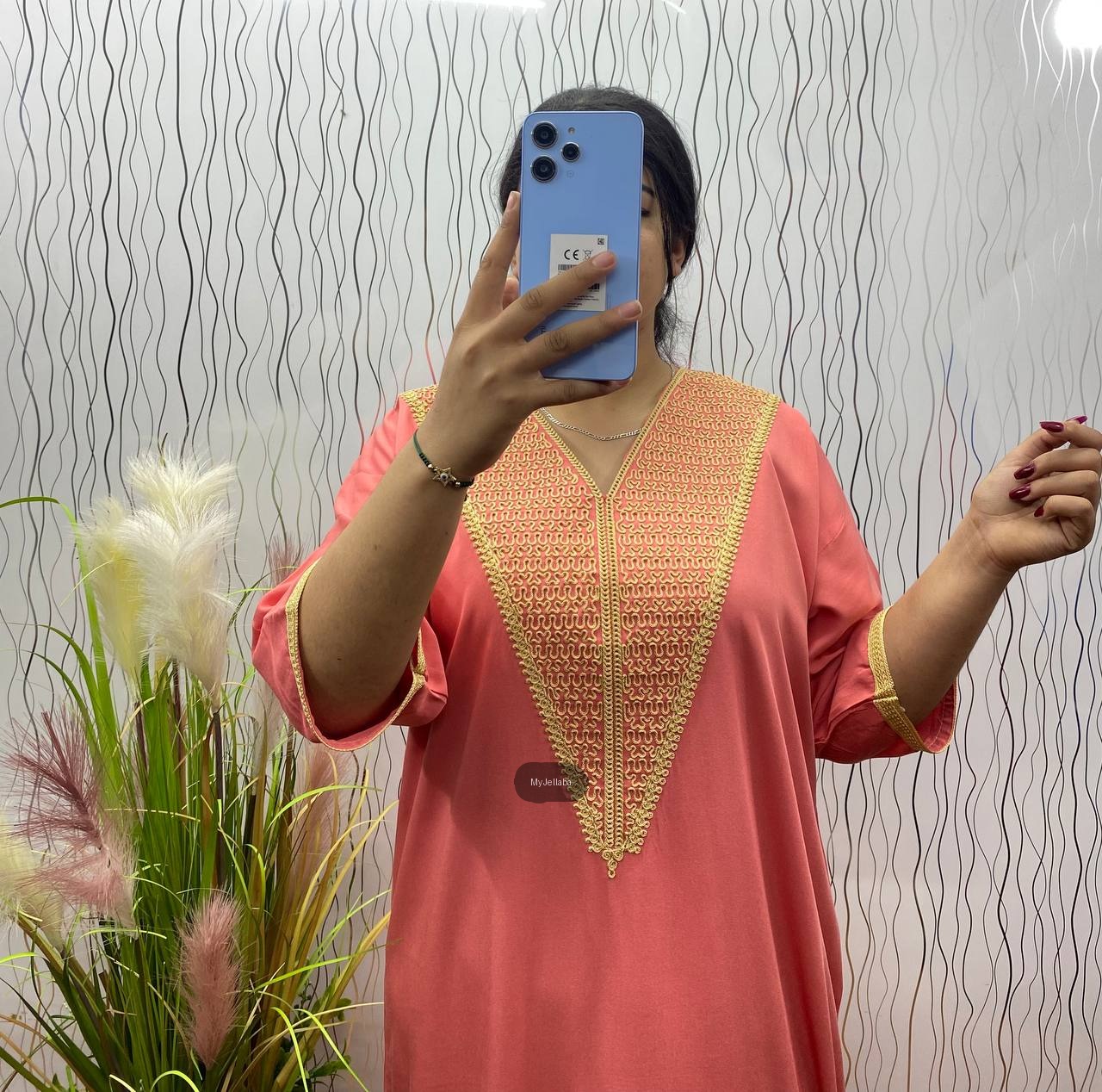 Jellaba Moderne Brodée Femme