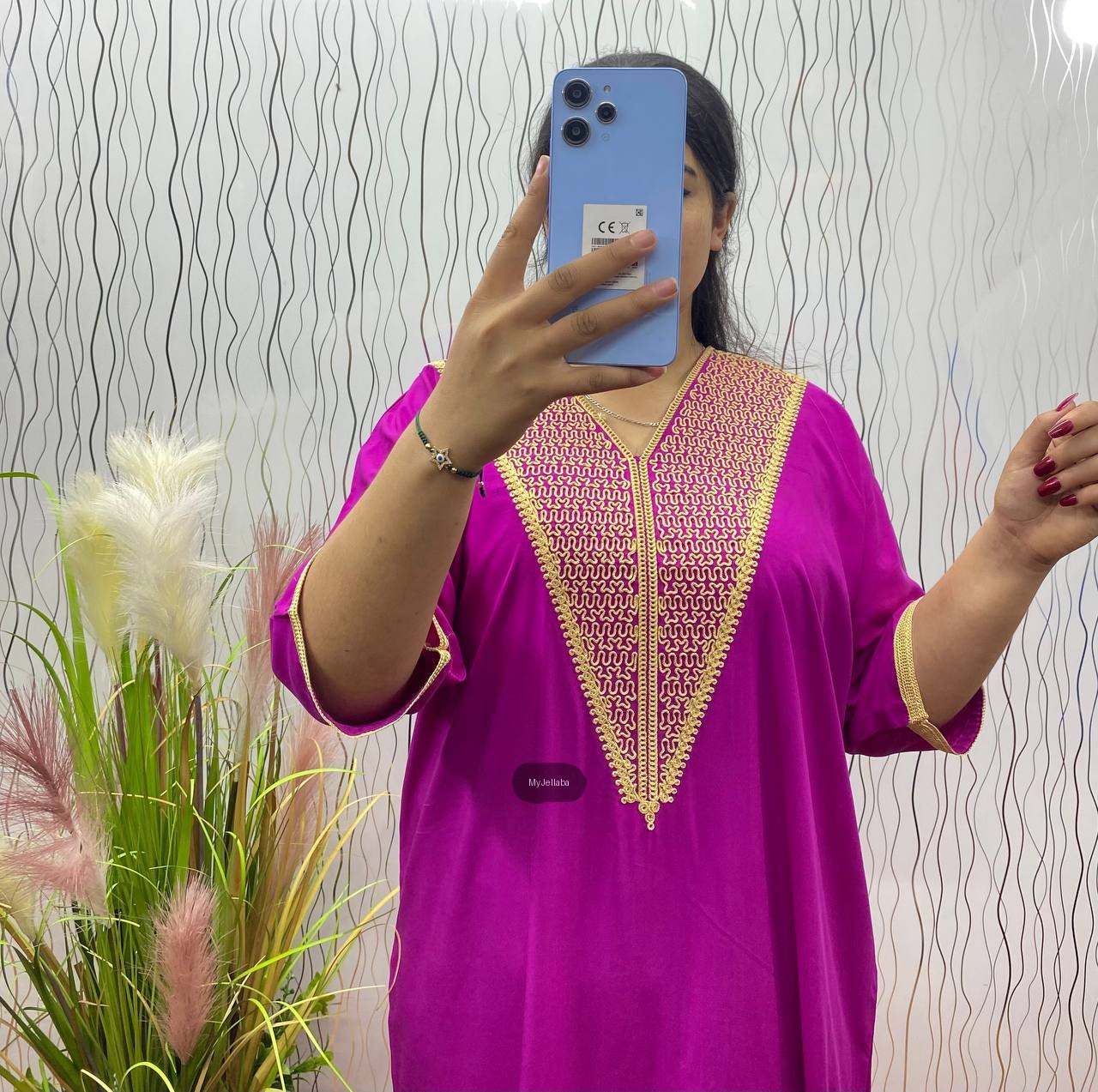 Jellaba Moderne Brodée Femme - 3