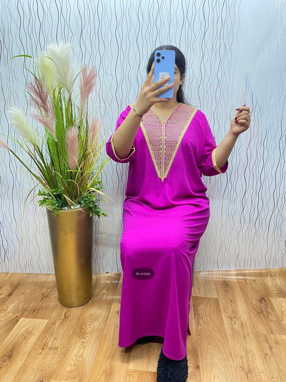 Jellaba Moderne Brodée Femme - 4